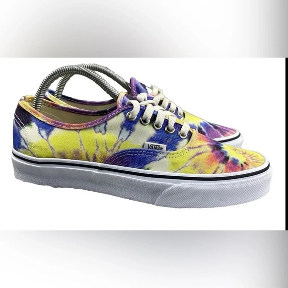 Vans Shoes - VANS SHOES Authentic Washed‎ Tie Dye True White Womens 9.5 Skate Mens 8 Lace Up